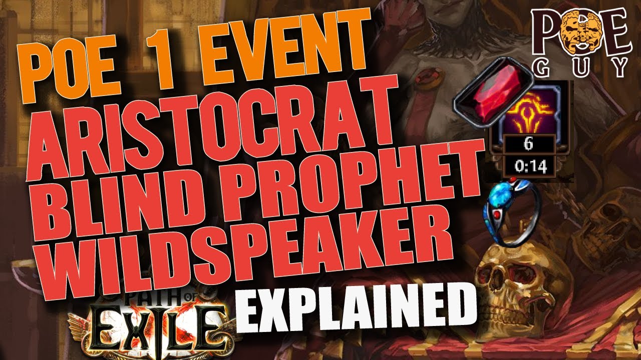 What is the Blind Prophet PoE? (Learn all about this mysterious Path of Exile character)